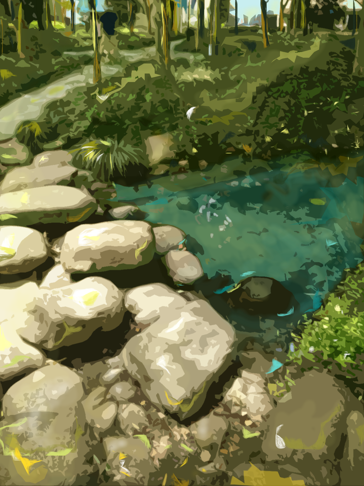 Pathway, artwork by Laura Elizabeth Hand