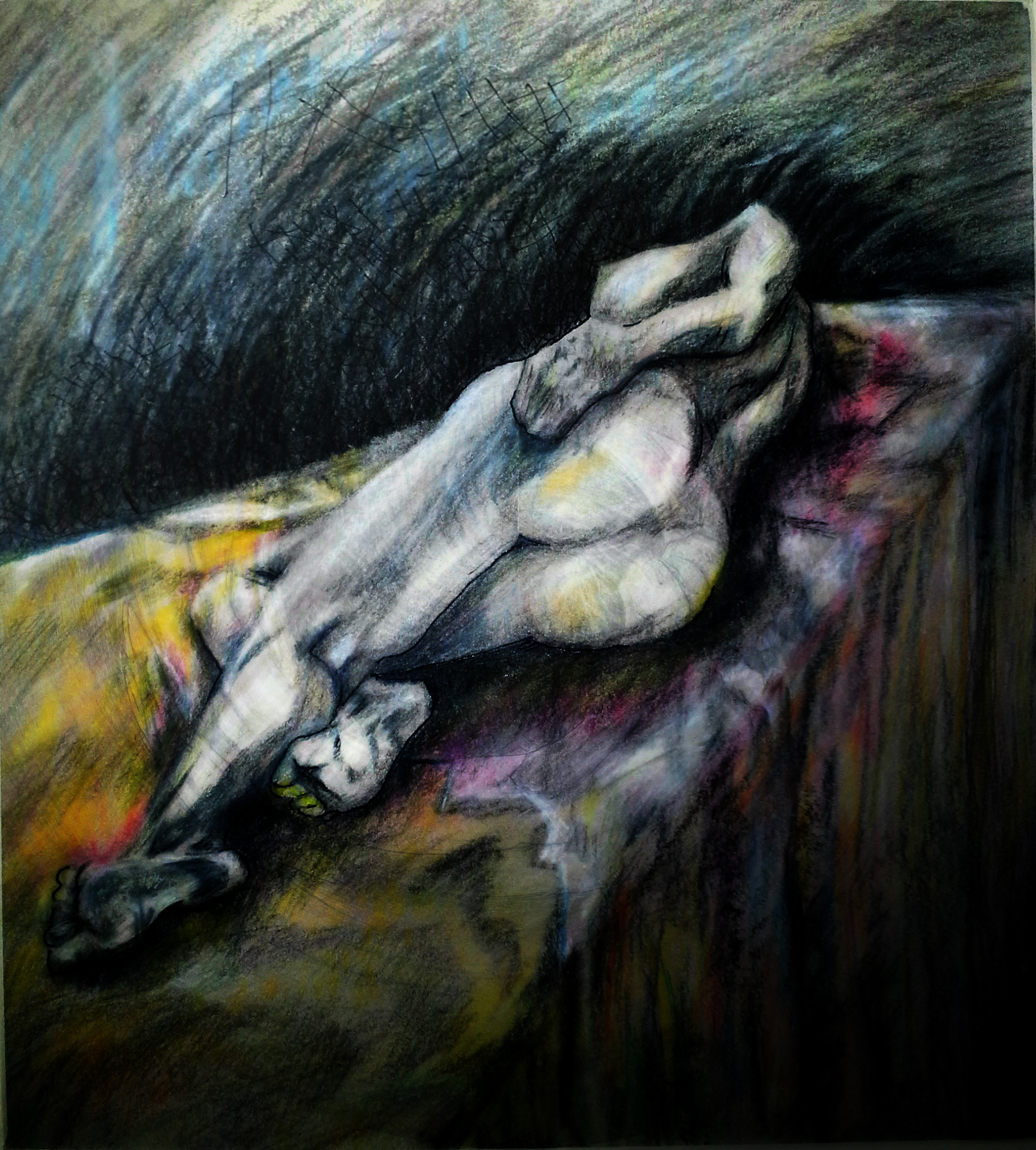 Spectrum of Innocence, figurative drawing by Laura Elizabeth Hand